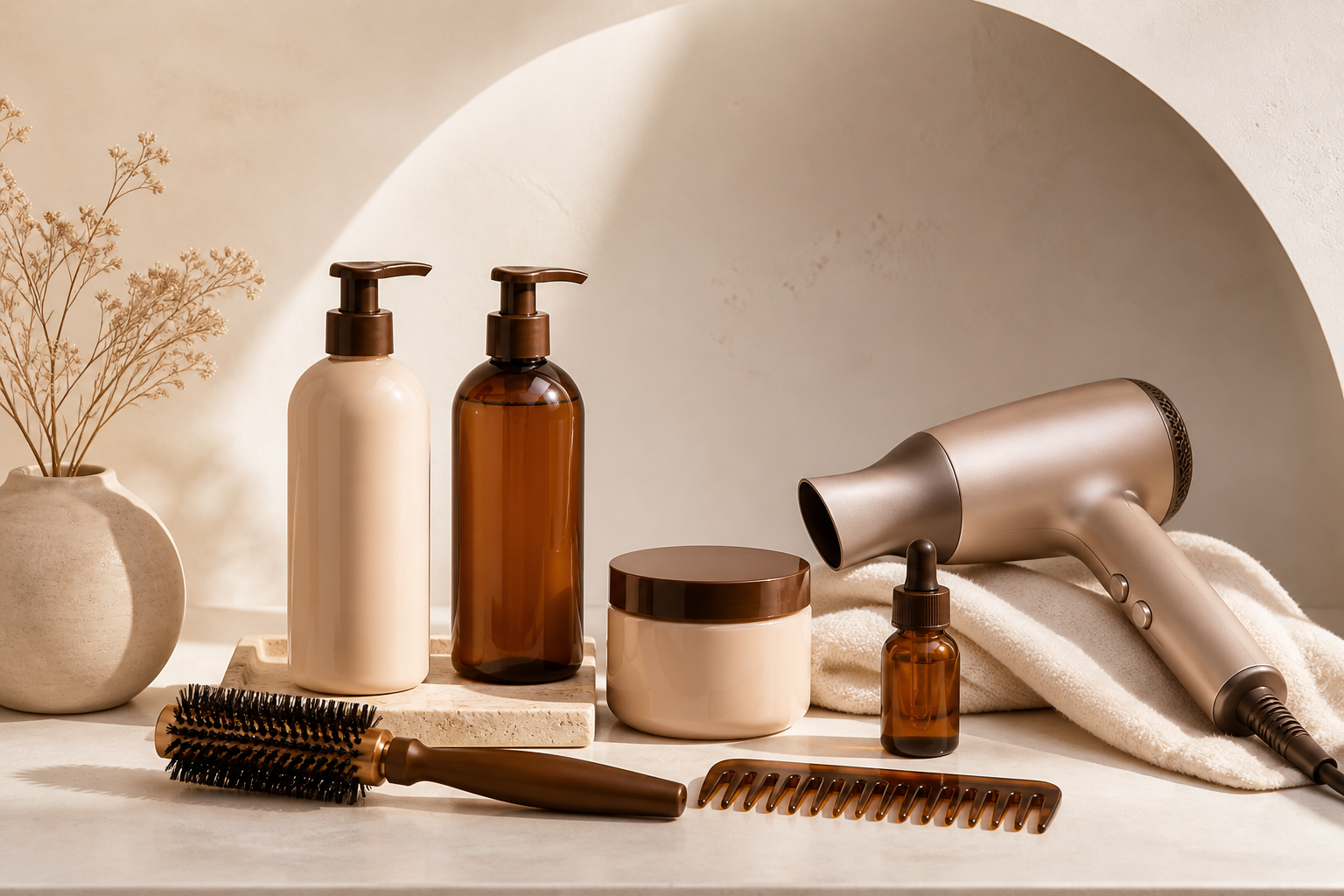 Campaña comercial de peluquería profesional