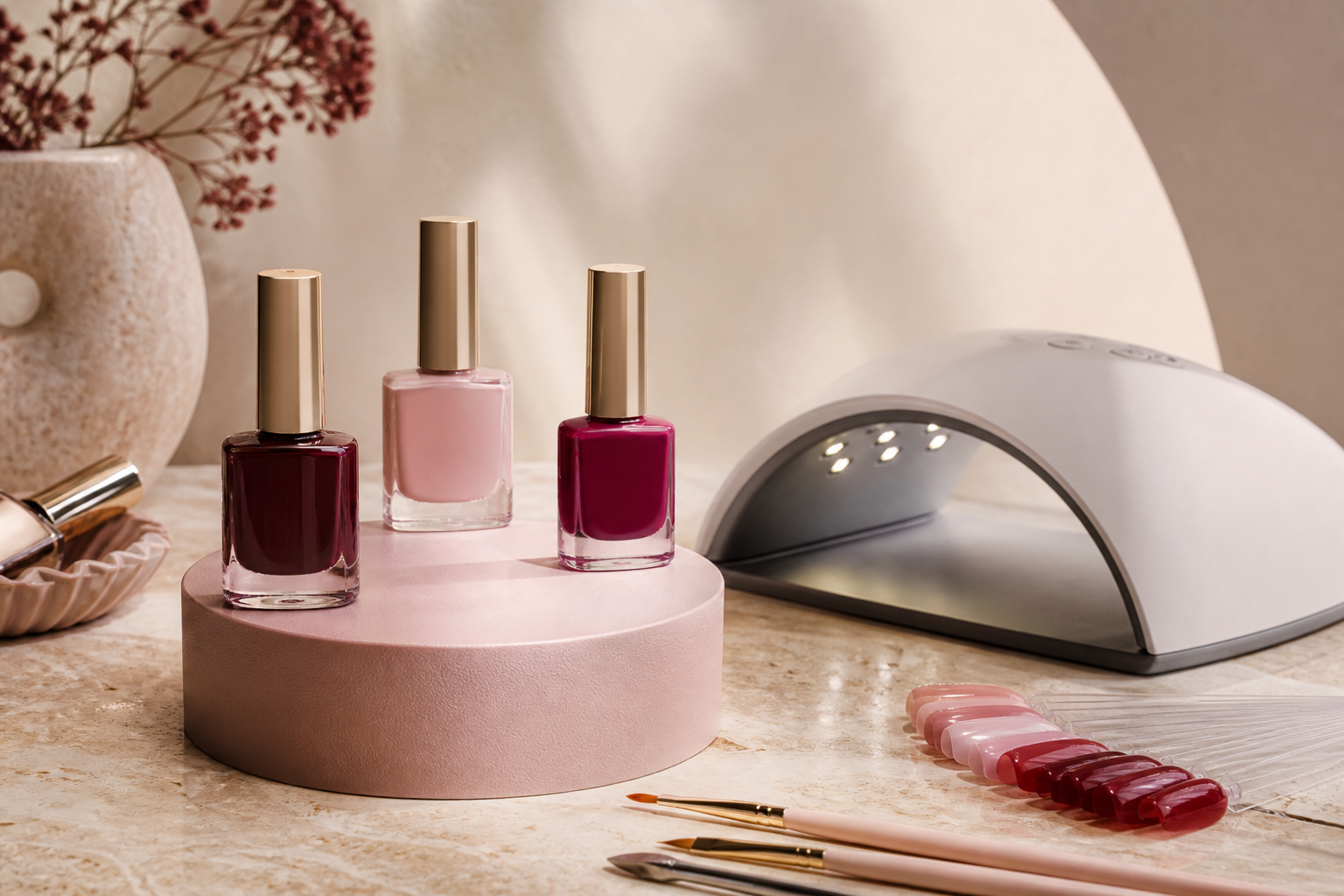 Campaña comercial de uñas profesionales